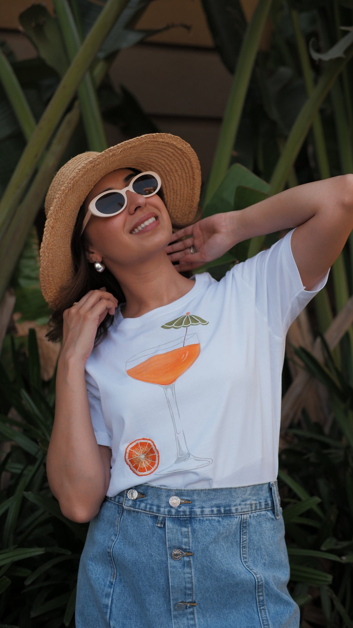 MIMOSA HANDPAINTED TSHIRT