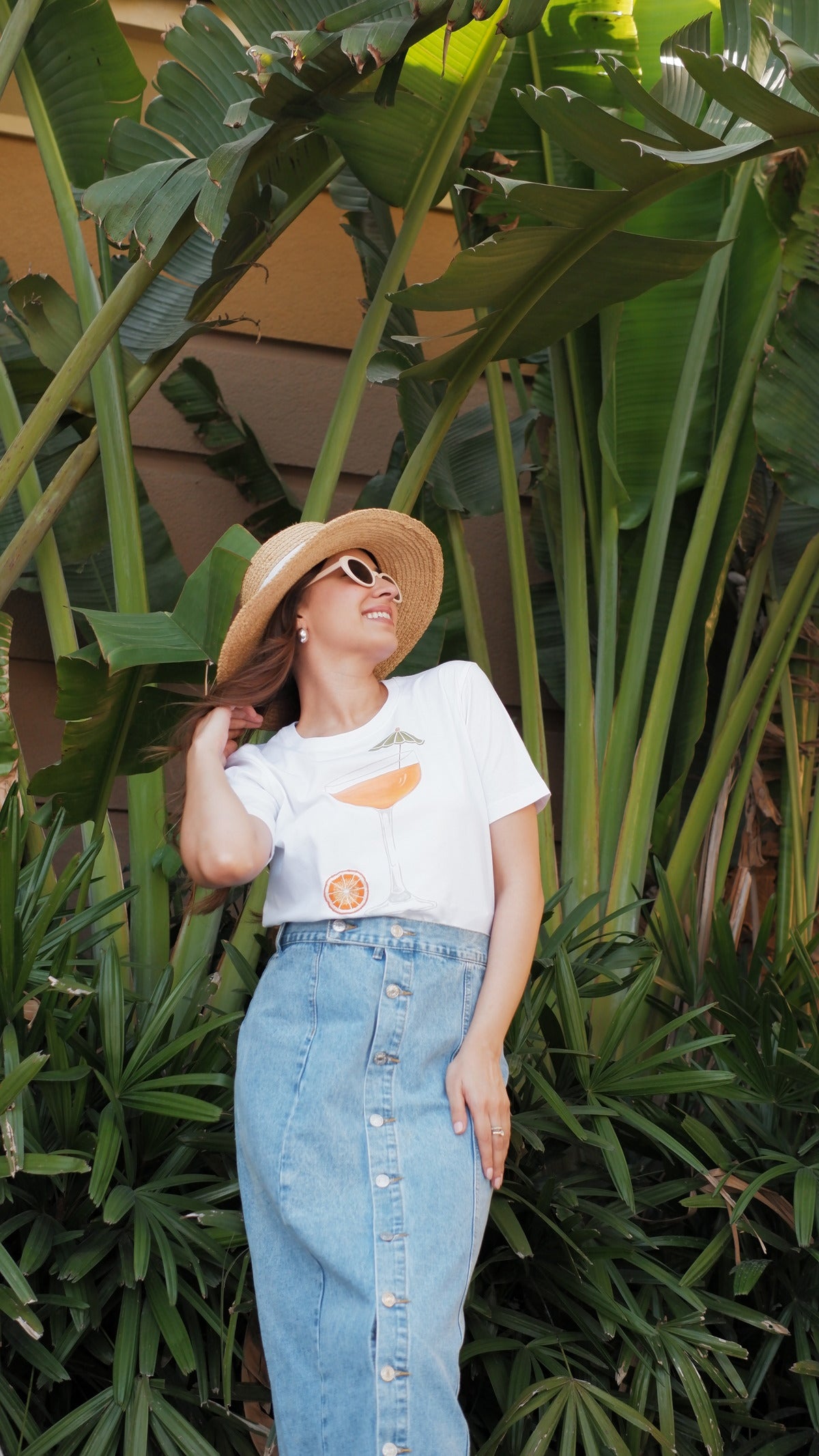 MIMOSA HANDPAINTED TSHIRT