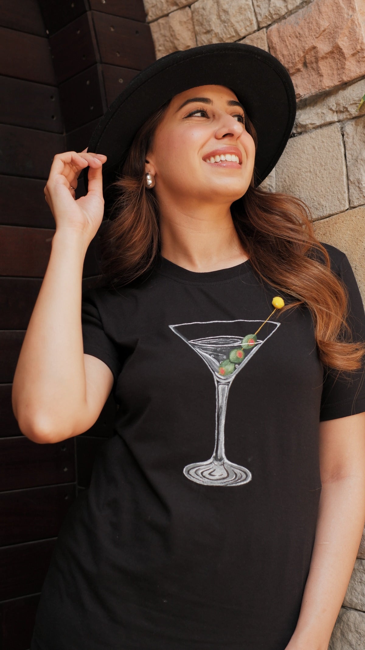 MARTINI HANDPAINTED TSHIRT