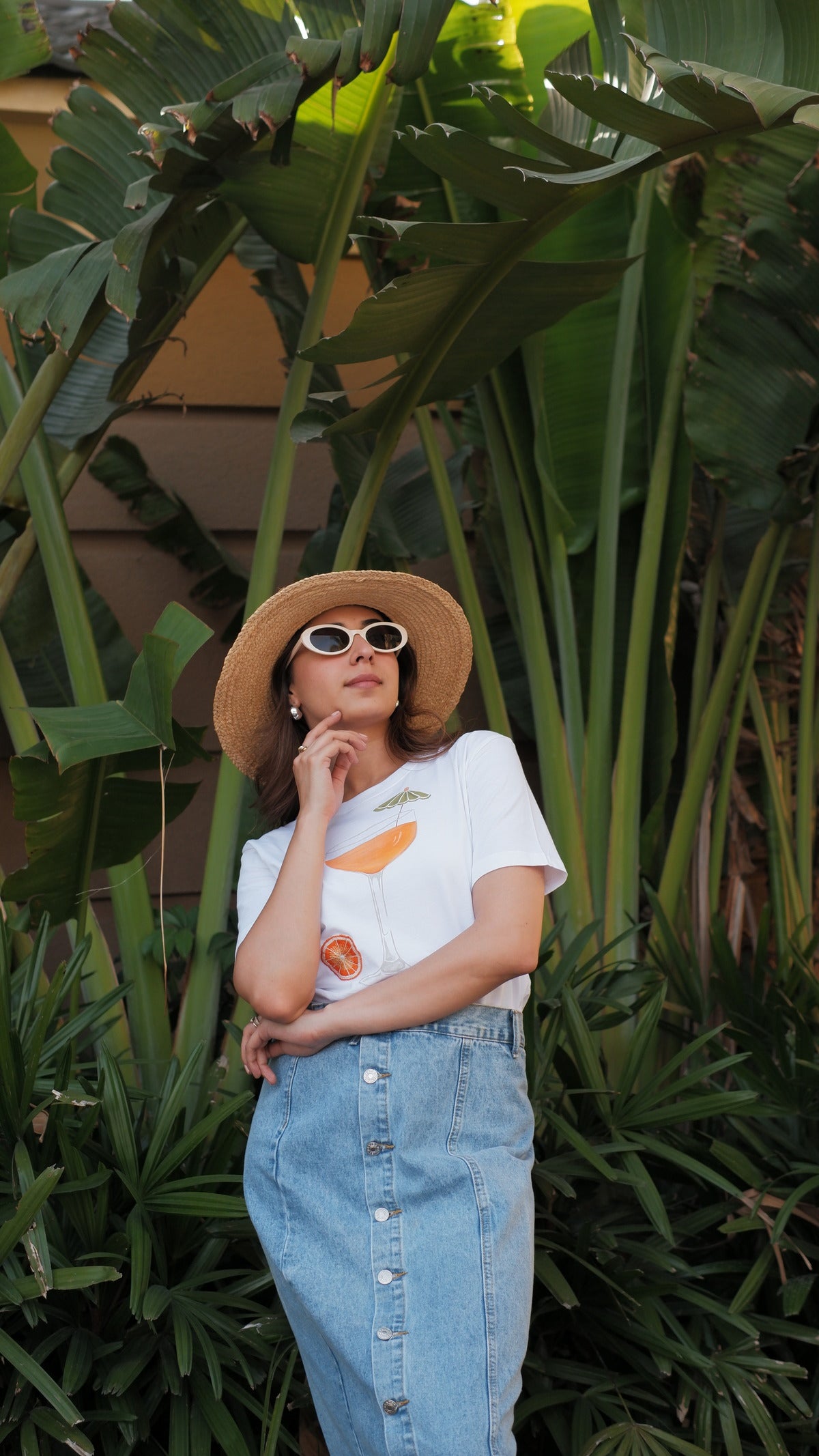 MIMOSA HANDPAINTED TSHIRT