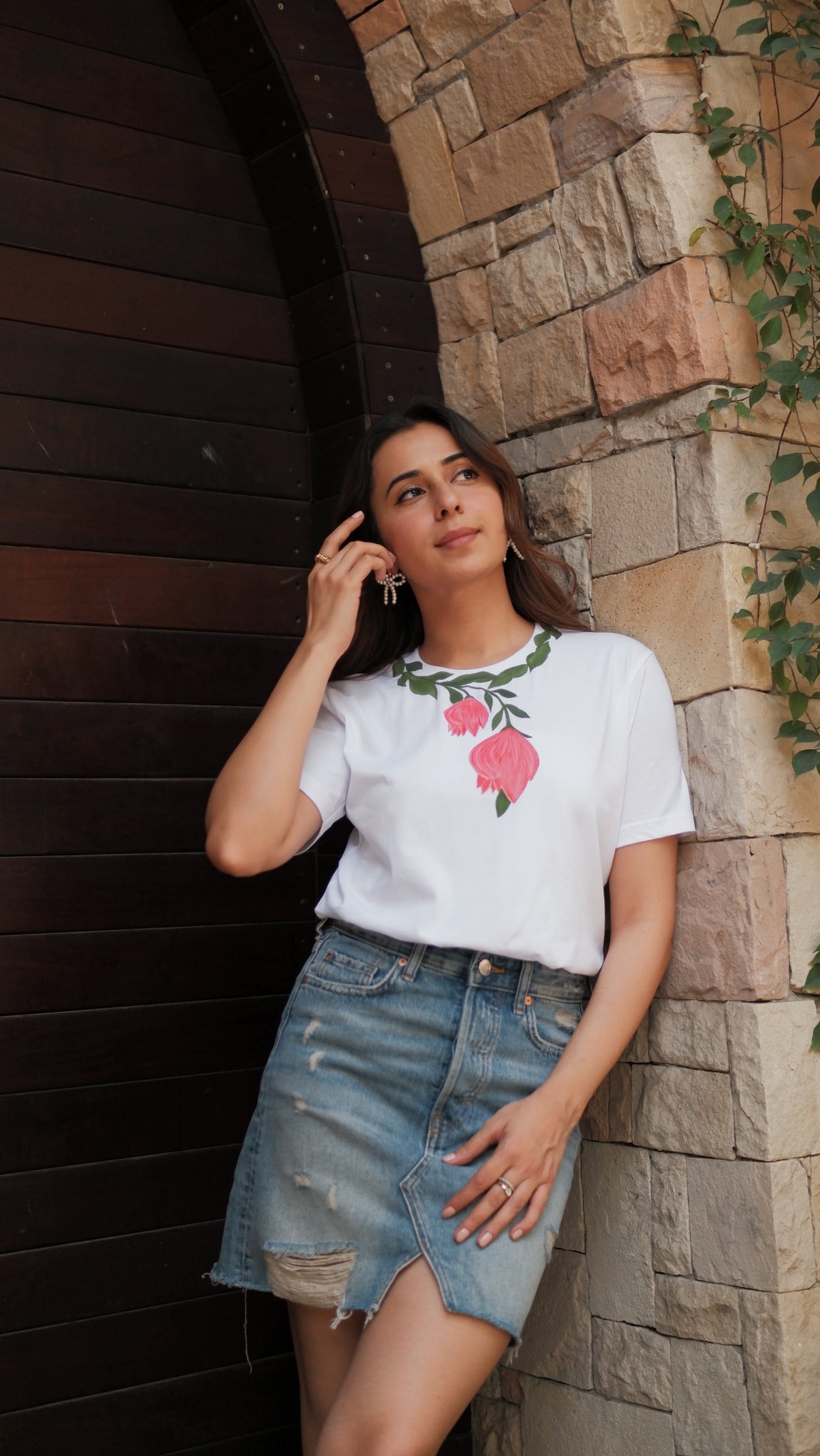 TULIP HANDPAINTED TSHIRT