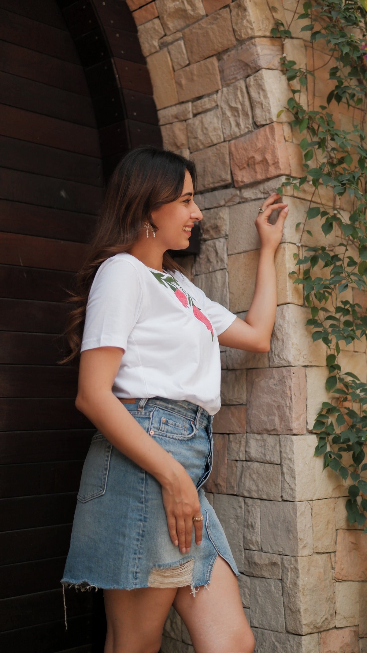 TULIP HANDPAINTED TSHIRT