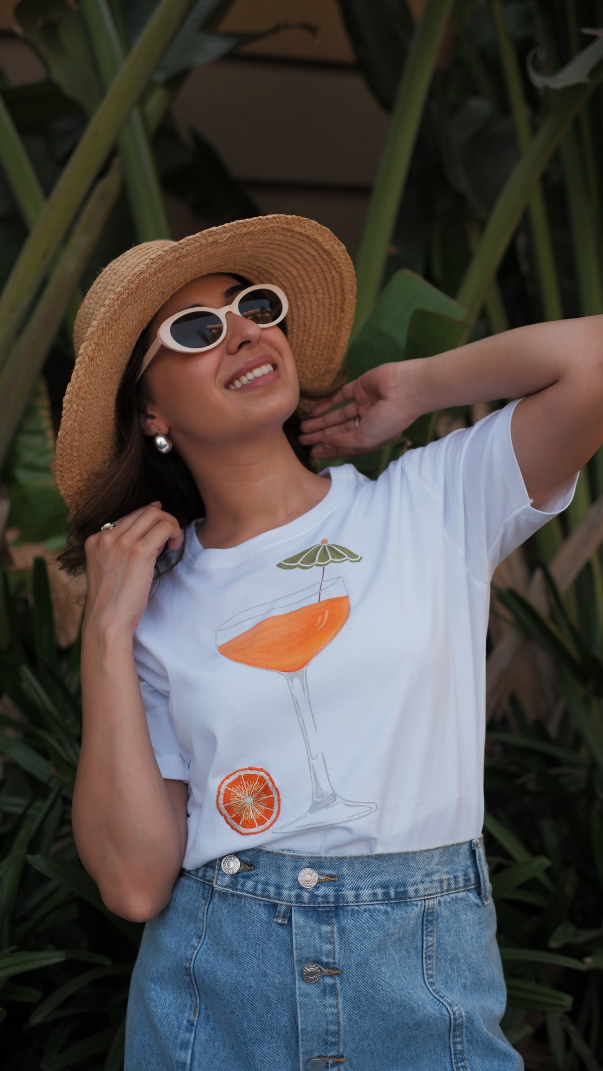 MIMOSA HANDPAINTED TSHIRT