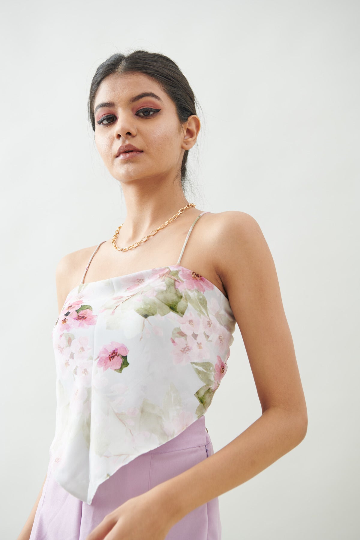 FLORET BACK KNOT TIE TOP (CB014)