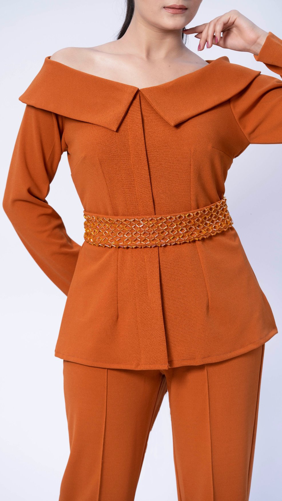 Tangarine Blazer Cord-set