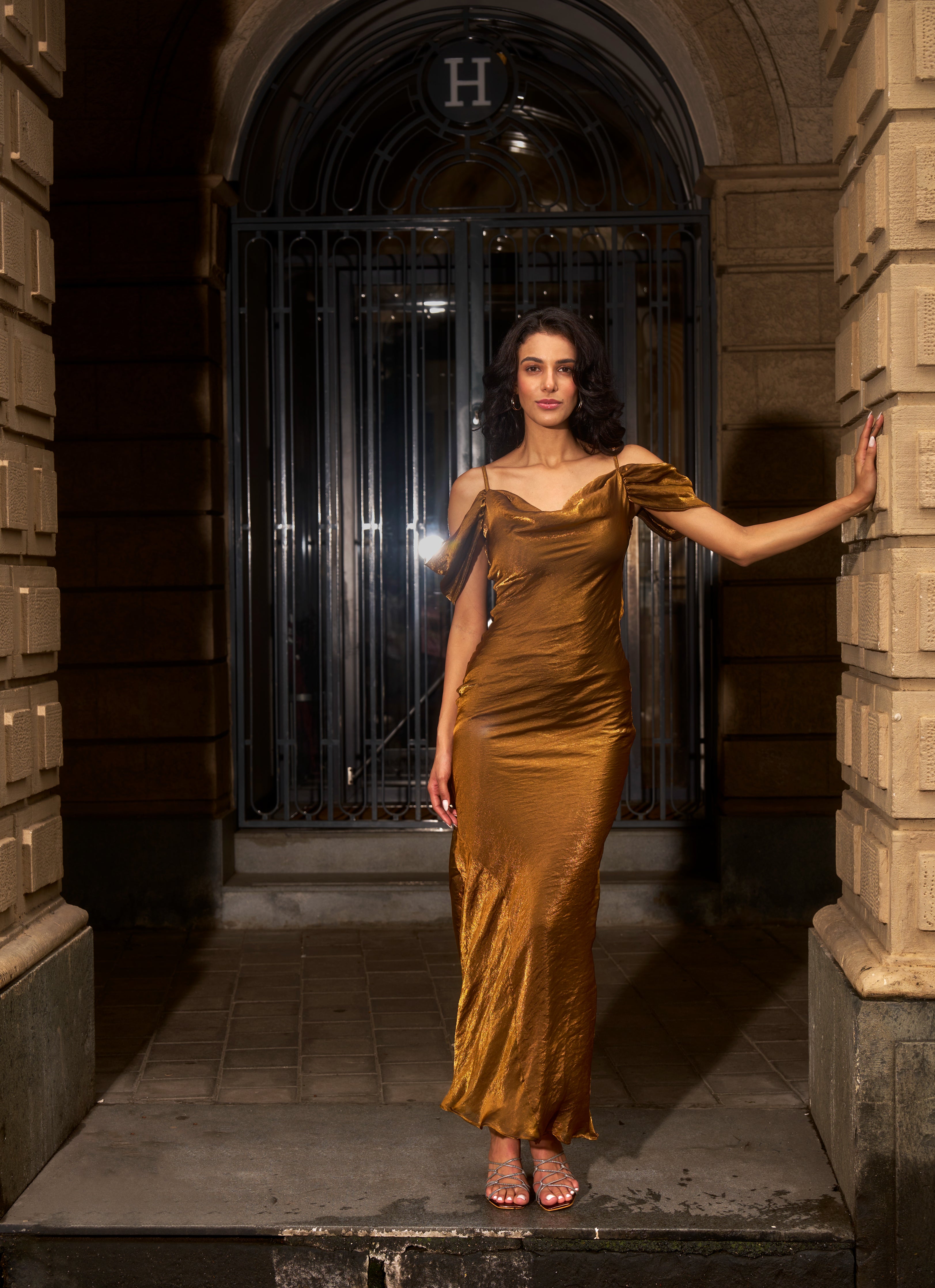 The Golden Dusk Gown