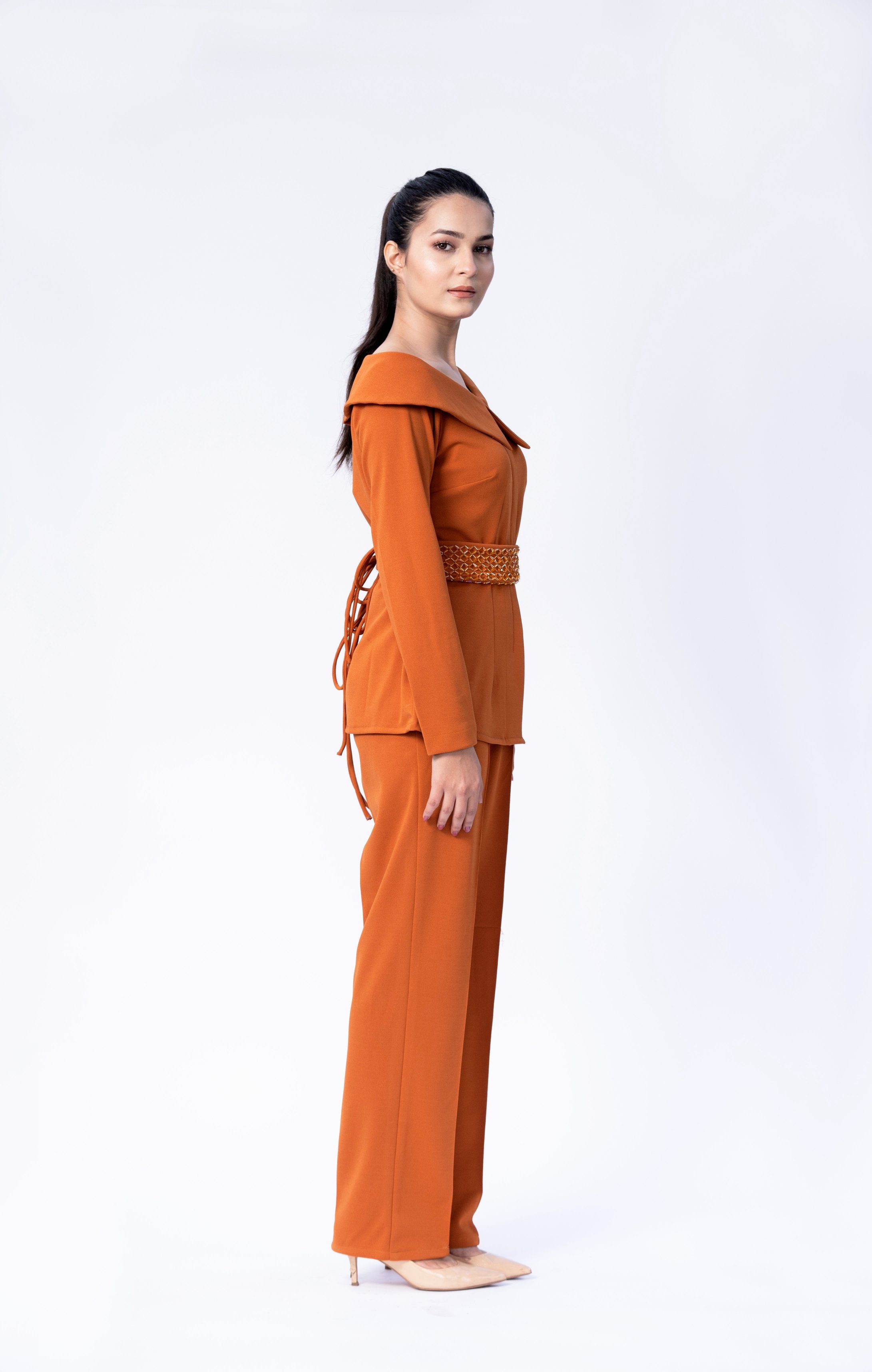 Tangarine Blazer Cord-set