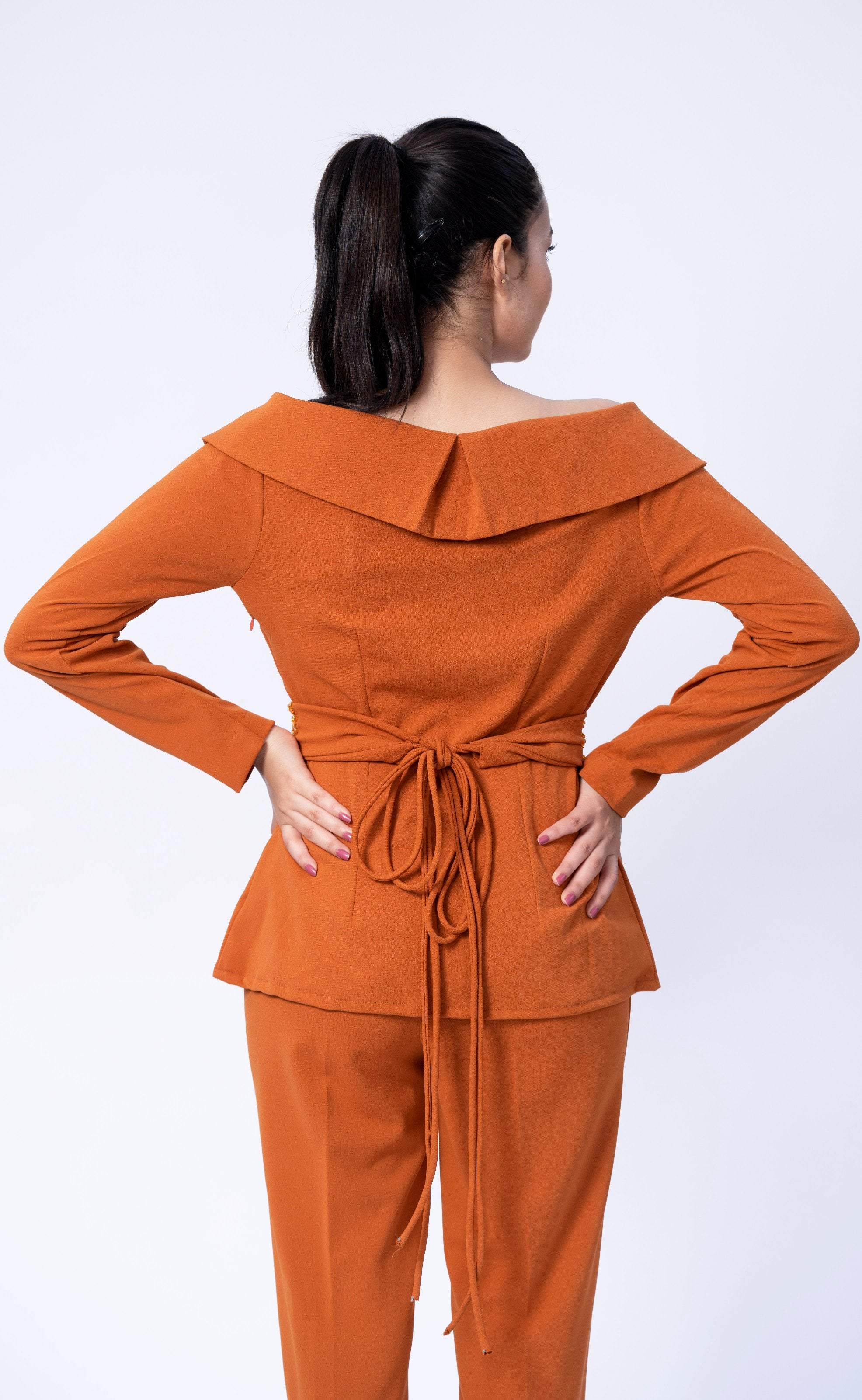 Tangarine Blazer Cord-set