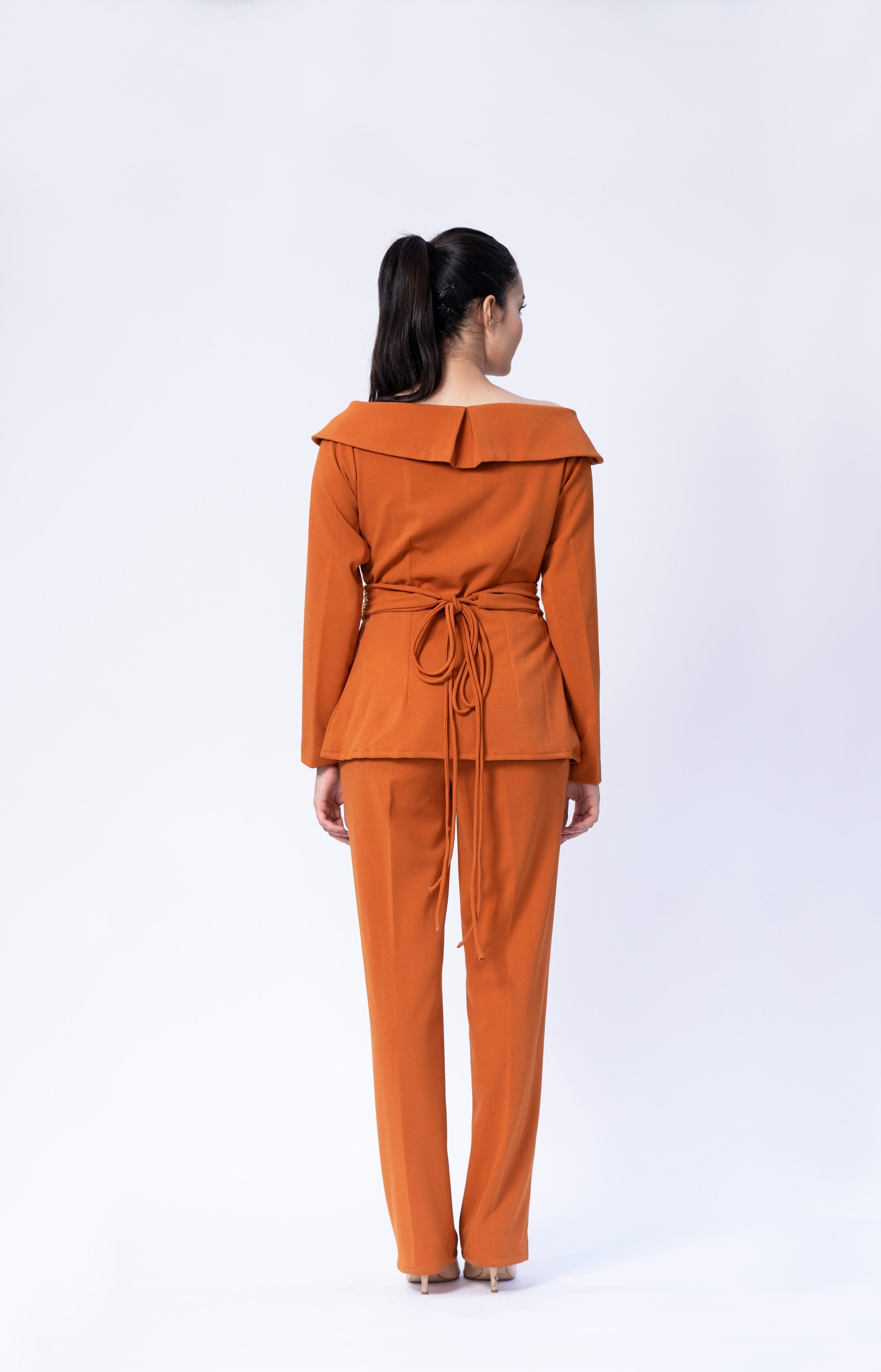 Tangarine Blazer Cord-set