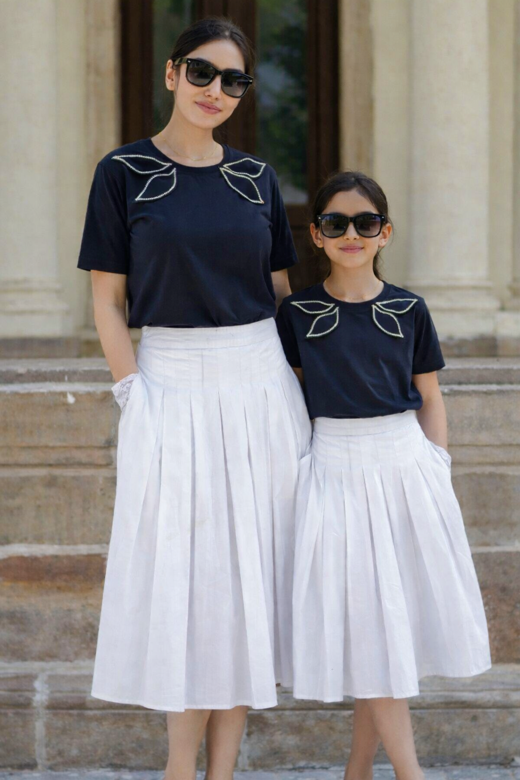 Black Winged Tshirt (Pack of 2)