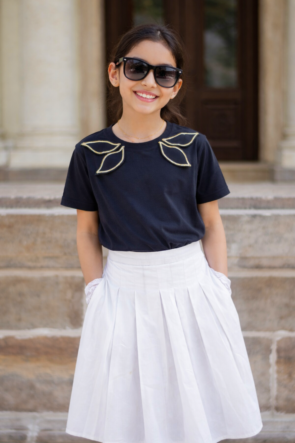 Black Winged Tshirt (Only for kids)