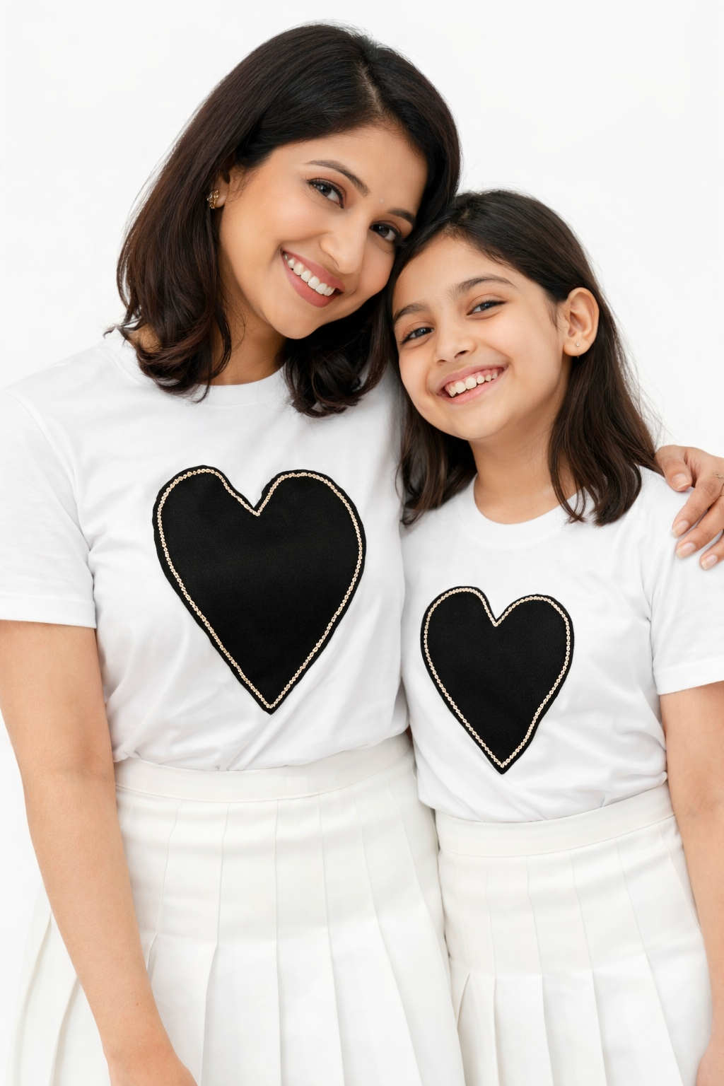 White Heart Tshirt (Pack of 2)
