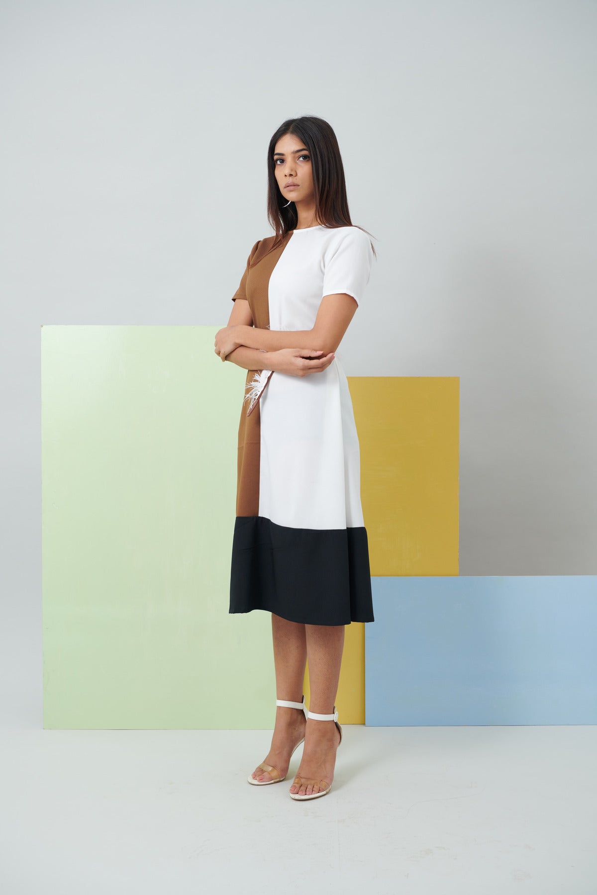 SOLID COLOUR DRESS (CB005)