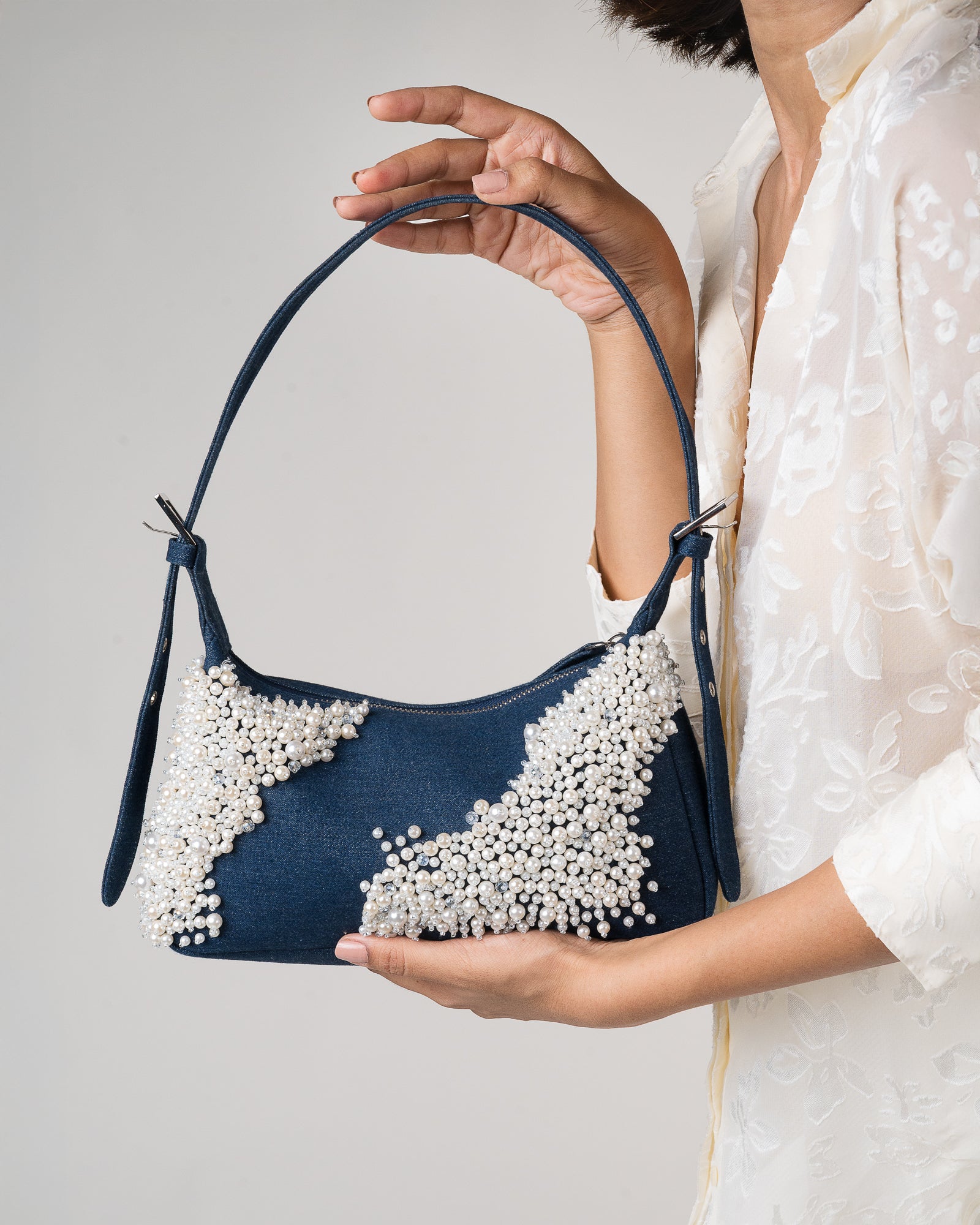 Pearl Embroidered Sling