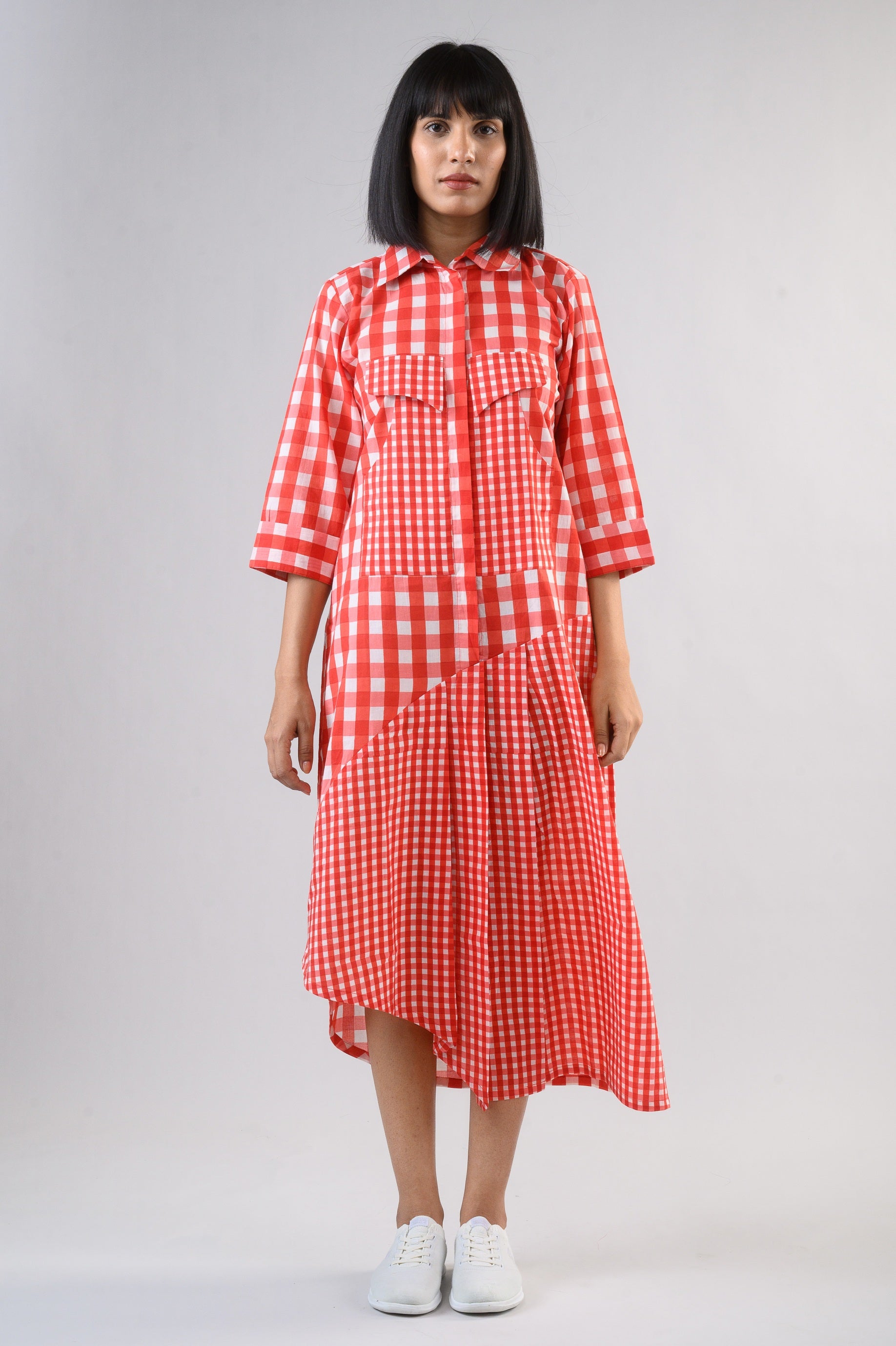 Gingham Drift Dress