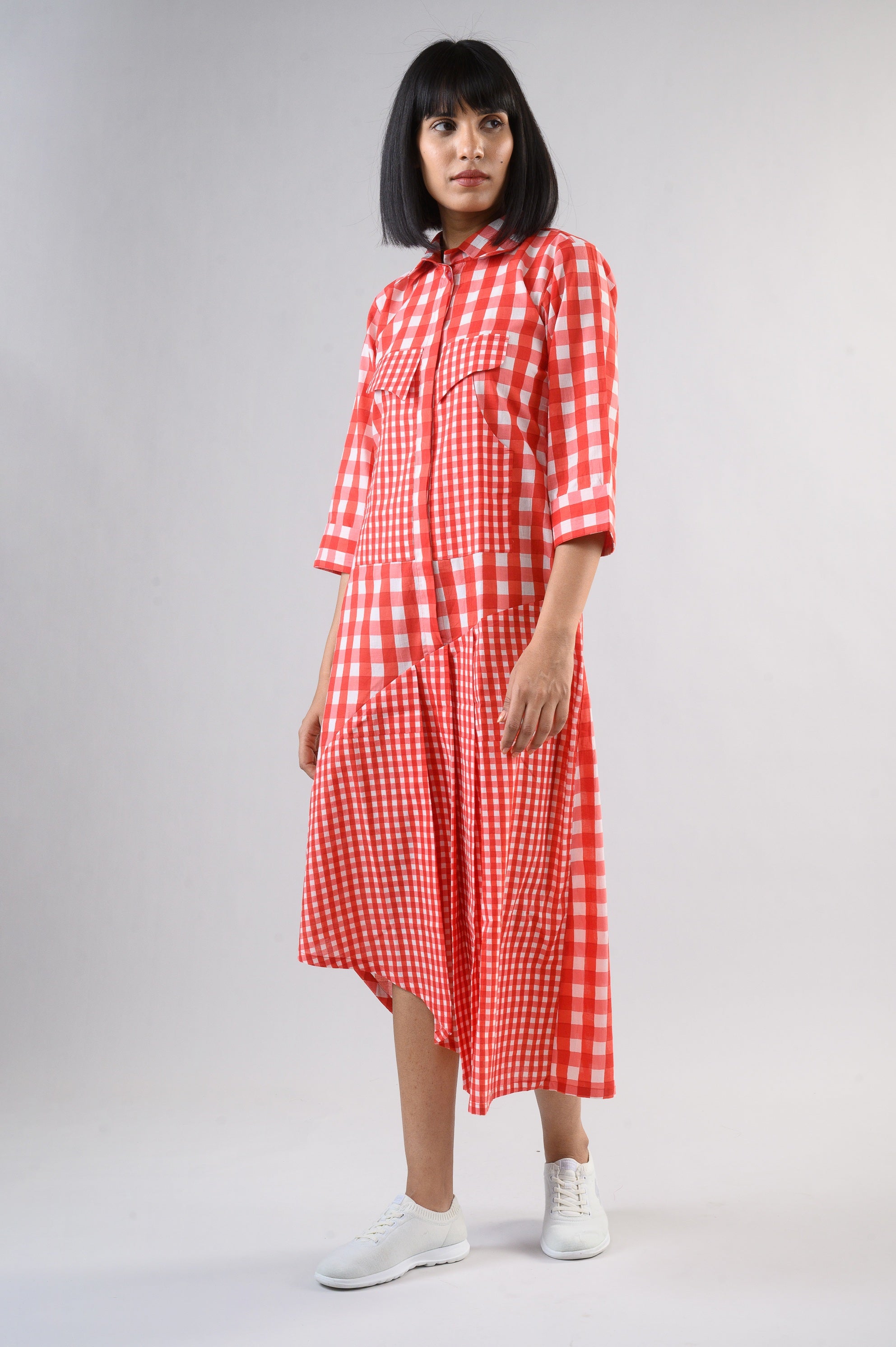 Gingham Drift Dress