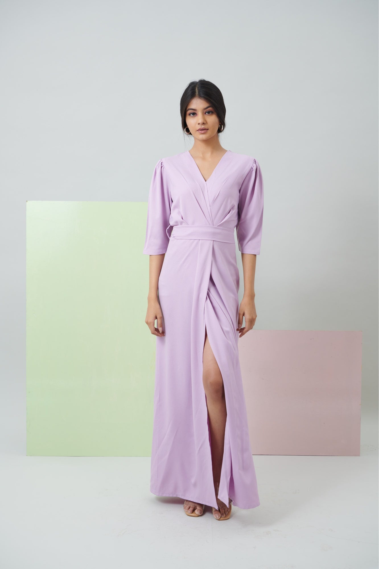 Lilac Grace Wrap Dress