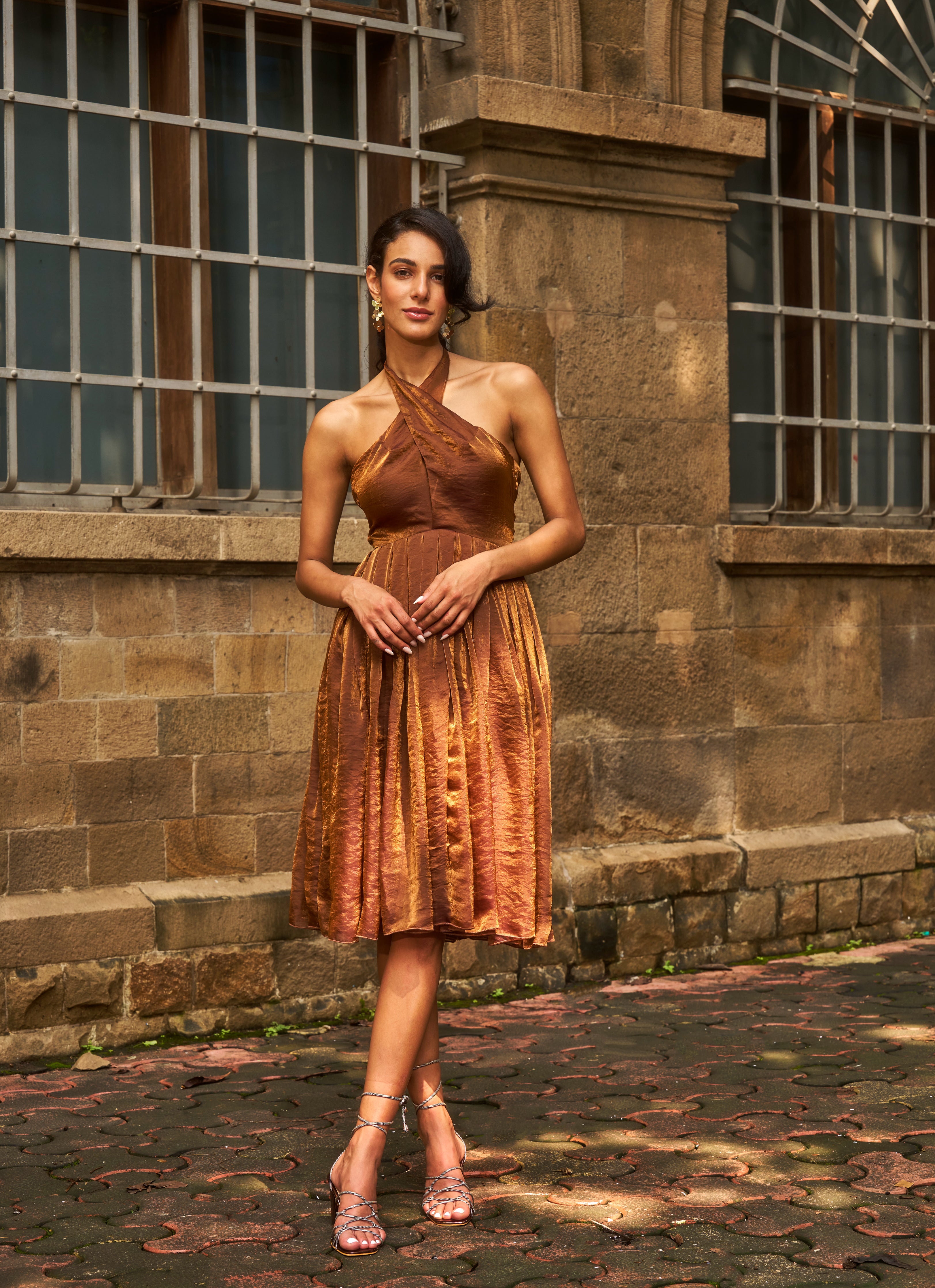 Aurora Halter Dress
