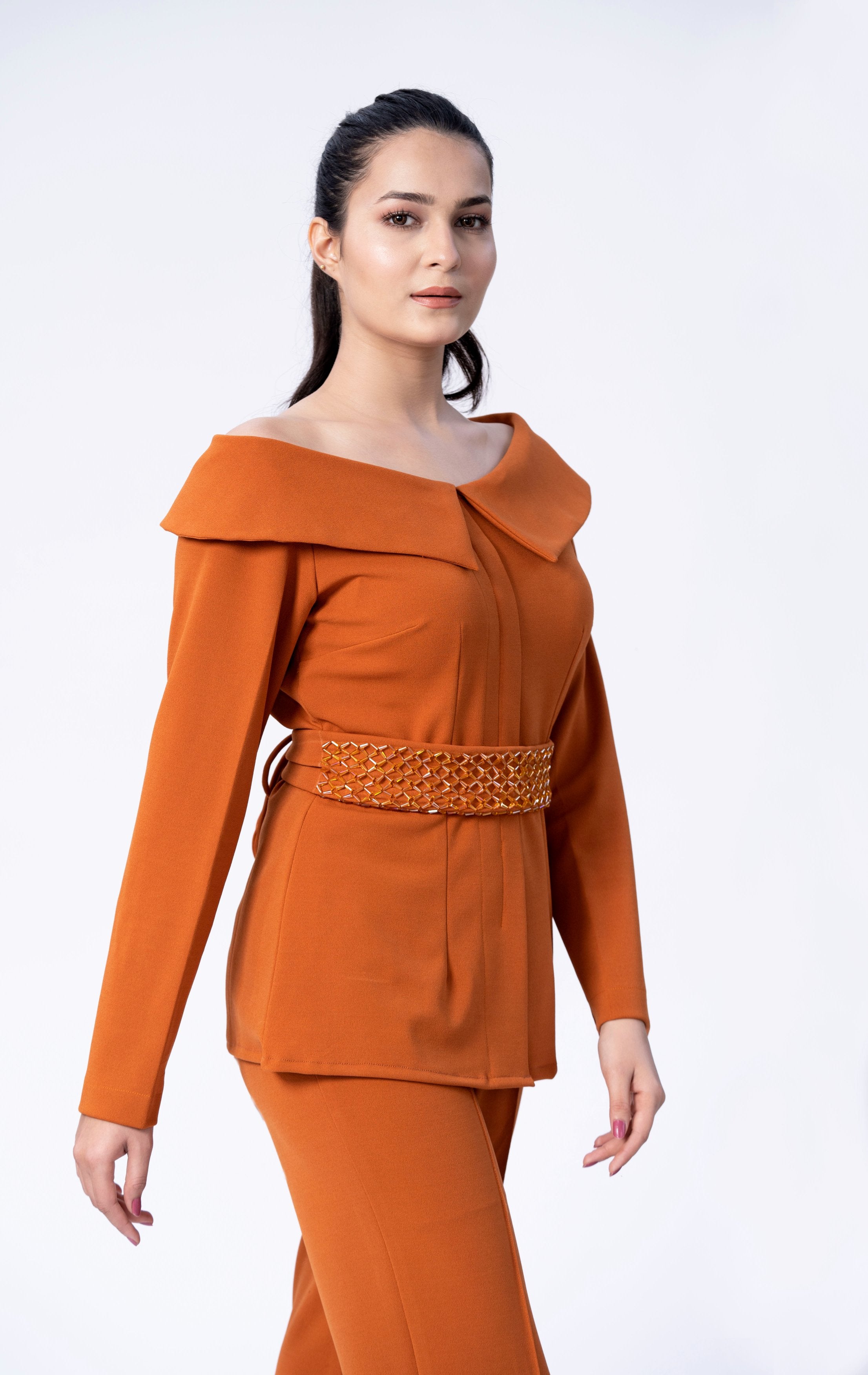 Tangarine Blazer Cord-set