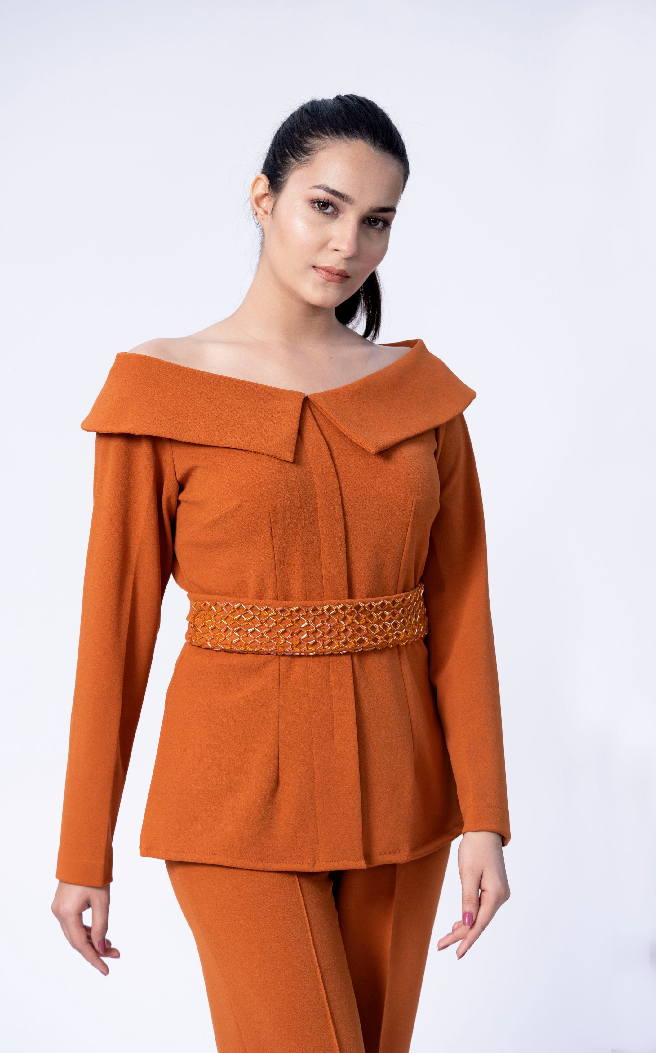 Tangarine Blazer Cord-set