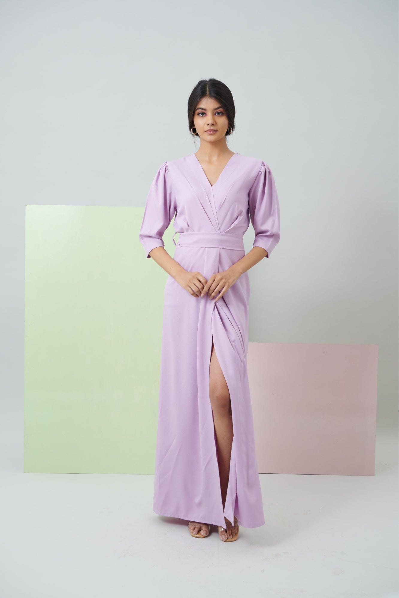 Lilac Grace Wrap Dress