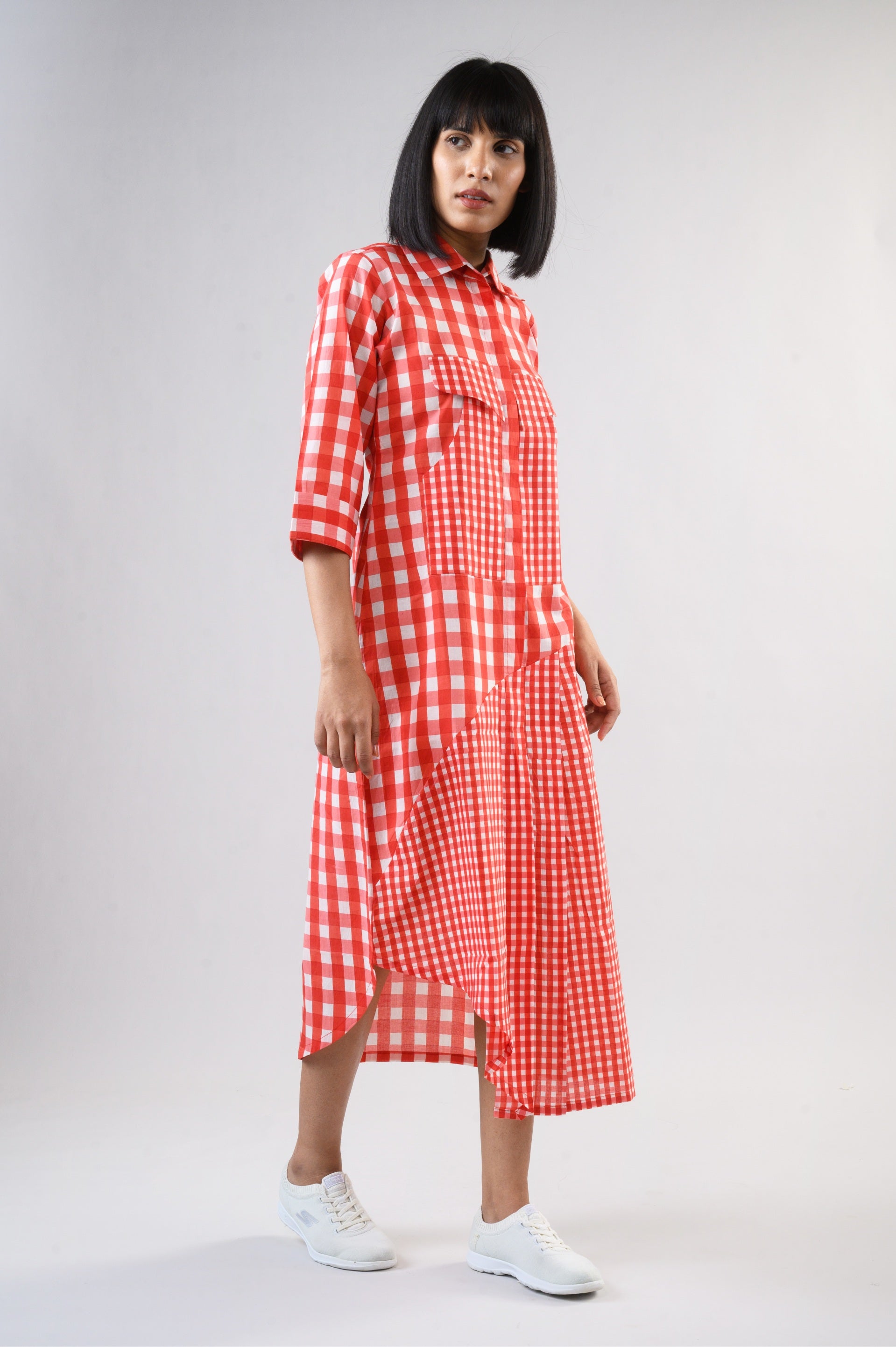 Gingham Drift Dress
