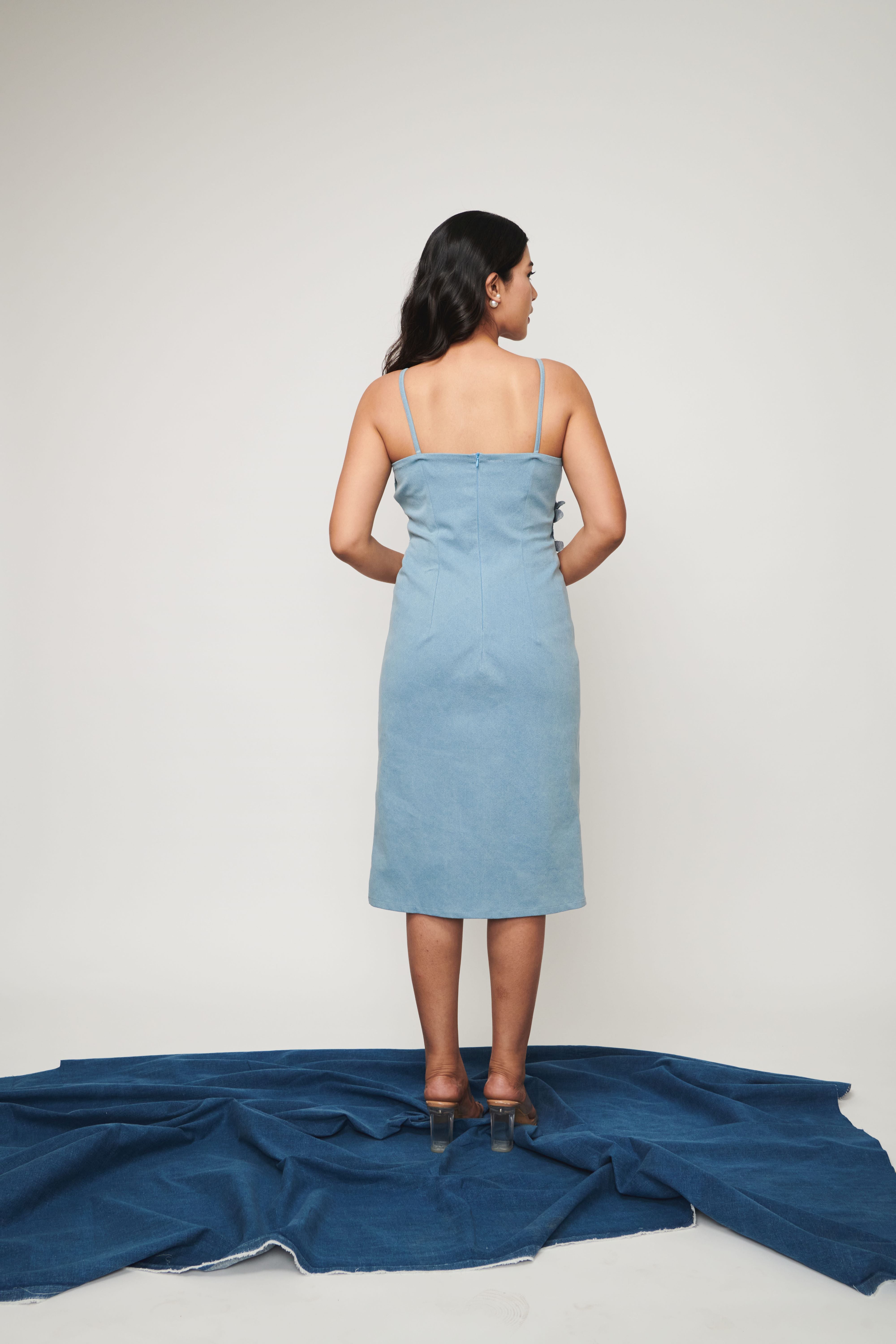 Denim Slip Dress