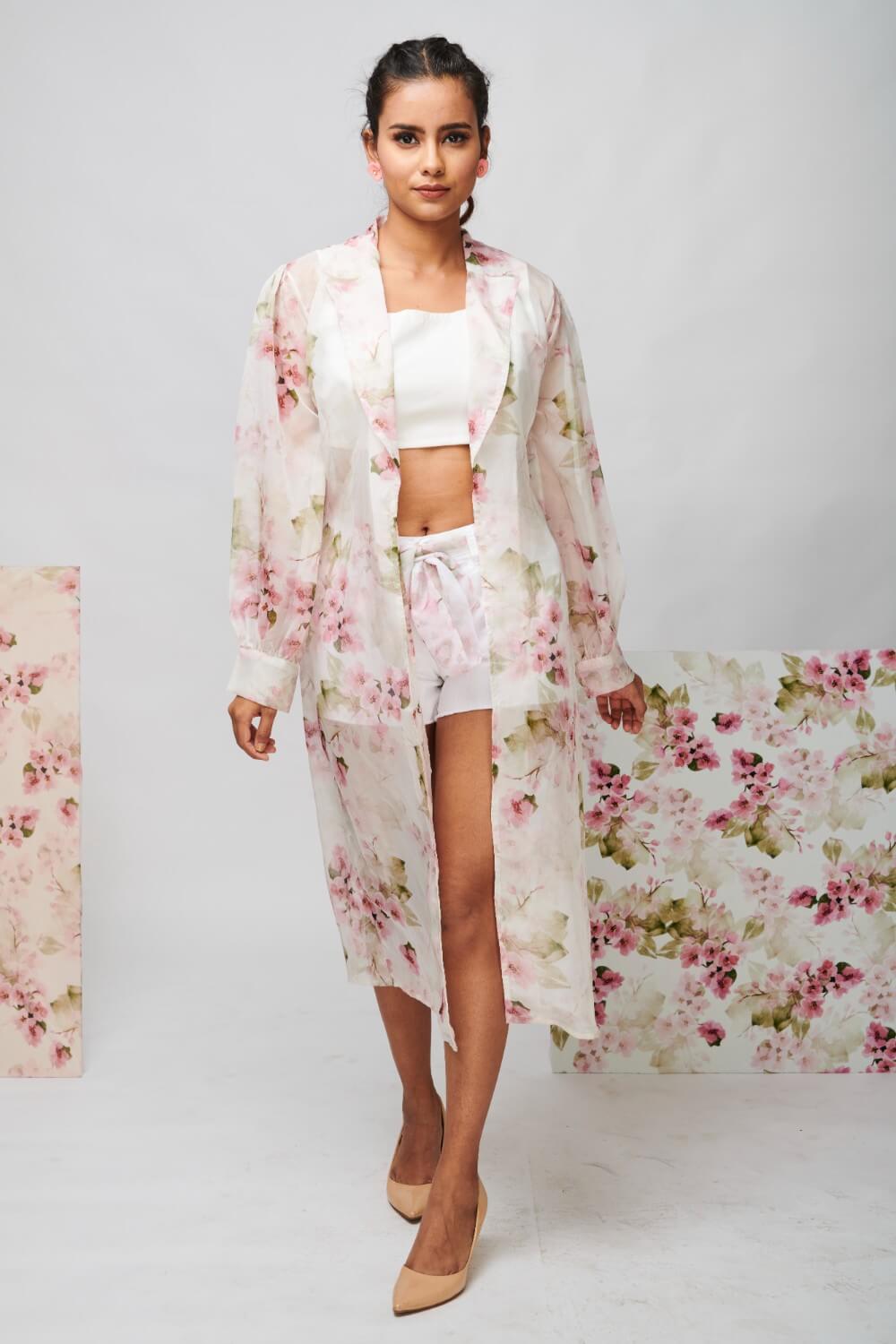 BLOSSOM SHEER TRENCH